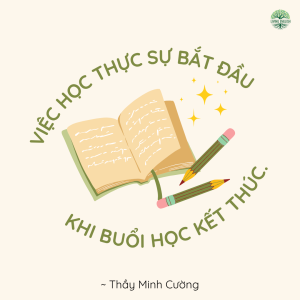 Khi việc học thực sự bắt đầu